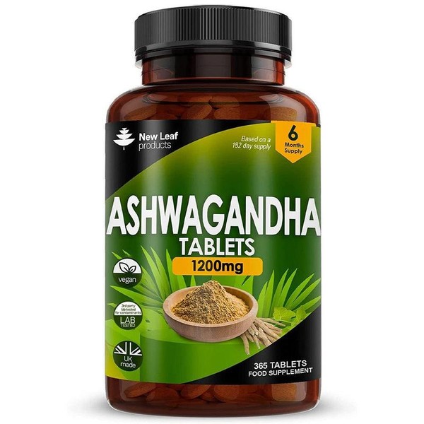 Ashwagandha 1200mg Root Extract - High Strength - Value 365