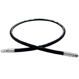 Haichy 15611-12-12-RW Hydraulic Hose Swivel Assembly 3/4" Hydraulic Hose with Male NPT X Male NPT, 48" Long (3118 psi)