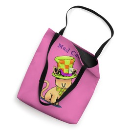 Alice Wonderland Mad Hatter Cat Gift Women's Clothing Tote Bag