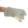1 Pair Heat Resistant Gloves Separate Fingers Hot Proof Mitts