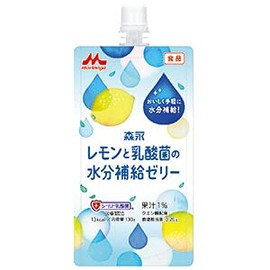 Morinaga Lemon and Lactic Acid Bacteria Hydration Jelly (1 Ball) 4.6 oz (130 g) x 6 Bags