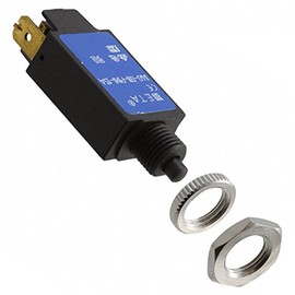 E-T-A Circuit Protection and Control 1140-G111-P1M1-15A, Circuit Breaker; Therm; Push; Cur-Rtg 15A; Panel; 1 Pole; Vol-Rtg 240/48VAC/VDC