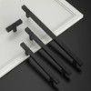 Amerdeco 10 Pack Matte Black Kitchen Cabinet Pulls 3-3/4 Inch