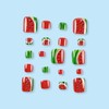 Watermelon Press on Toenails - 24pcs Short Square Fake Toenails