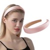 1.2 Inch Wide Solid Colors Padded Headband with No Teeth