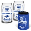 North Melbourne Kangaroos AFL Footy Can Glasses and Can Cooler