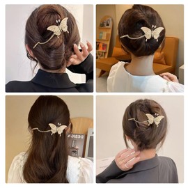 Doyime Hair Clip, Hair Clip, Large, Tightly Curled, Women's Hair Accessory, Popular, Korean Style, Stylish, Cute, Hairpin for Commutes, Coming-of-Age Ceremonies, Birthday Parties, Hair Accessories