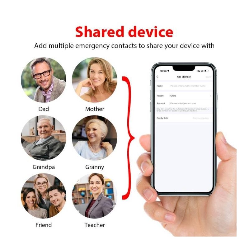 Qwipt SMART Emergency Personal Panic Safety Alarm-Smart Bluetooth app enabled