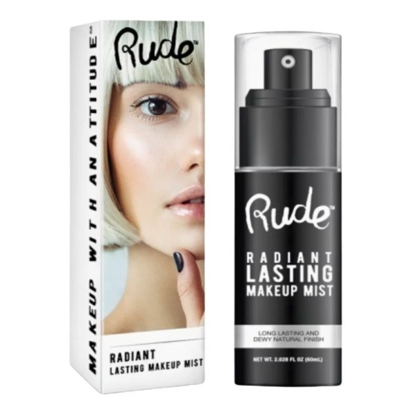 Rude Cosmetics Radiant Lasting Makeup Mist Fijador De Maquillaje Rude