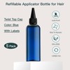 Tekson Hair Color Applicator Bottles, 5 Pack Refillable Squeeze Bottle,