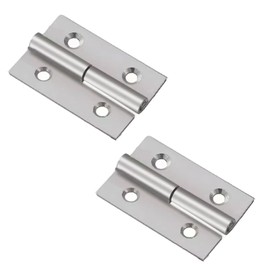 2pcs 1.5inches 304 Stainless Steel Release Hinge,Lift Off Slip Joint Flag Hinges,Folding Rising Butt Ball Bearing Door Hinges for Cabinets,Doors-Right Handedness