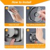 Shower Head Holder Wall Mounted, 360° Adjustable Handheld Shower Head