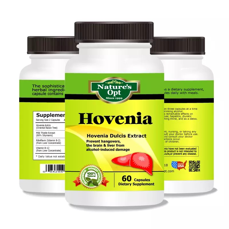 Nature's Opt Hovenia Dulcis Extract, Helps Pre and Post Drinking