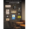 schilderkreis24 Funny Albert Einstein Quote "Oben ohne heißt Nicht Immer
