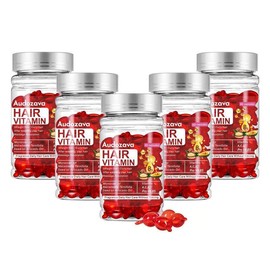 Hair Vitamin E Capsule, 5 Boxes Leave-in Hair Care Oil for Dry & Damaged Hair, Moisturizing Hair Care Product for Women & Men, Hair Health