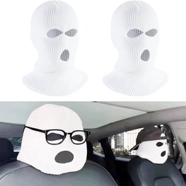 Balaclava, Universal Breathable Car Seats, Car Headrest Cover, Ski Mask, Bicycle Balaclava, Motorcycle, Ninja Balaclava, for Men and Women, Headrests, Face Protection, Hat Scarf