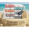Lane Linen 6-Pack Oversized Quick-Dry Beach Towels