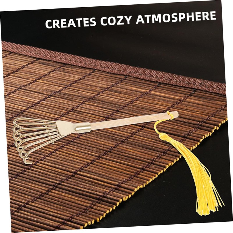 IWOWHERO Meditation Rake for Zen Garden Mini Zen Garden Metal