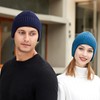 SUZALA Winter Hat with Ear Flaps, Breathable Knitted Beanie Hat