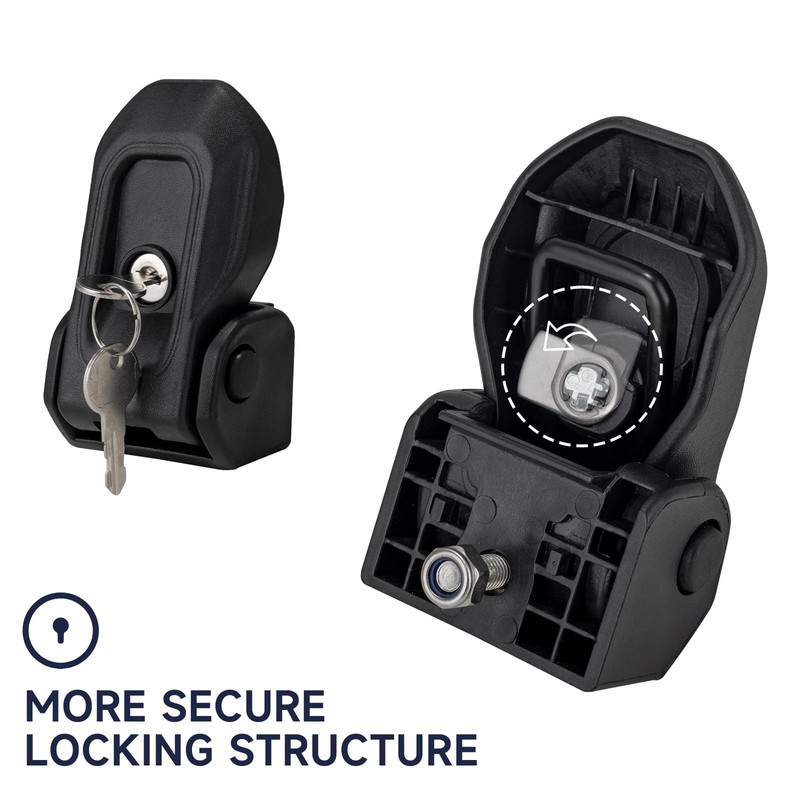 BANHAO Hood Latches Locking Hood Catch Kit Compatible with Jeep