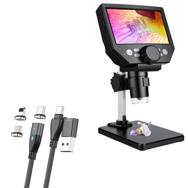 BoxWave Cable Compatible with PalliPartners LCD Digital Microscope (4.3 in)