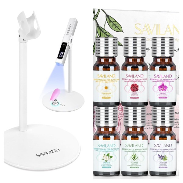 SAVILAND SAVILAND U V Nail Lamp Stand and Cuticle Oil