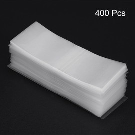 PATIKIL Pack of 400 Perforated Film PVC Shrink Tape for Caps 1.85 to 2.01 Inches 82 x 30 mm Clear