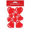 Beistle Valentine Heart Sticker Sheets Party Accessory