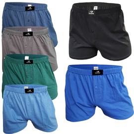 SGS Men's Boxer Shorts, 6 - 10 Pack - Pack of 6., size: l