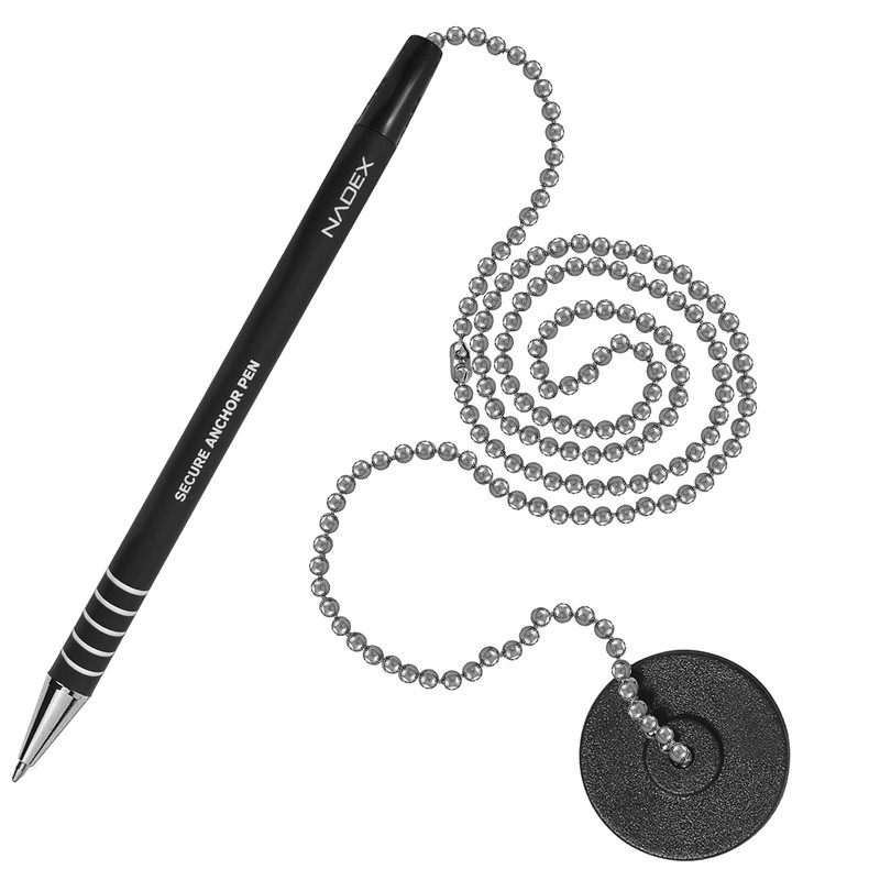 Nadex Ball and Chain Security Pen Set | 4 Pens,