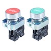 DMWD 2PCS 22MM Momentary Push Button Switch Start Stop Switch