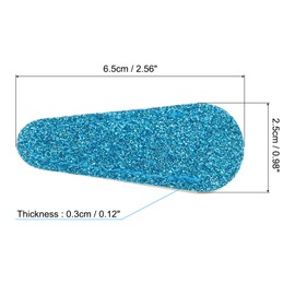 PATIKIL 2.6" x 1" Scissors Sheath, 1 Pcs Colorful Safety Scissors Cover Protector Leather for Sewing Lovers Embroidery Needlework Crewel and Sewing, Blue