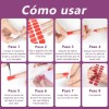 Hojas Pegatinas Uñas Gel Envoltura Completa Pegatizas 3 Pcs
