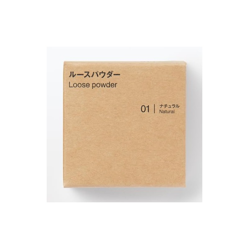 MUJI OAP45A4S Loose Powder Natural 0.2 oz (5.5 g) Puffed
