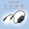 GINTOOYUN LED Strip Light Dimmer Switch DC 12V 24V Brightness