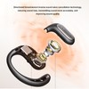 Zopsc Wireless Earphones with Ear Hook, Luminous Gradient -farbskport -Ohrphen,