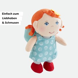 HABA Guardian Angel EMI - Cuddly Fabric Doll (15 cm), Ideal Welcome Gift for Babies & Toddlers - Washable at 30 °C - 2011872001