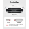 EVIL ENERGY 2" Resonator Muffler Stainless Steel Black (2.0 inch