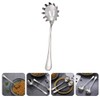 Cabilock Stainless Steel Spaghetti Server Spoon with Teeth Kitchen Noodle