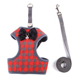 RYPET Small Dog Harness and Leash Set - No Pull Pet Harness with Soft Mesh Nylon Vest for Small Dogs and Cats