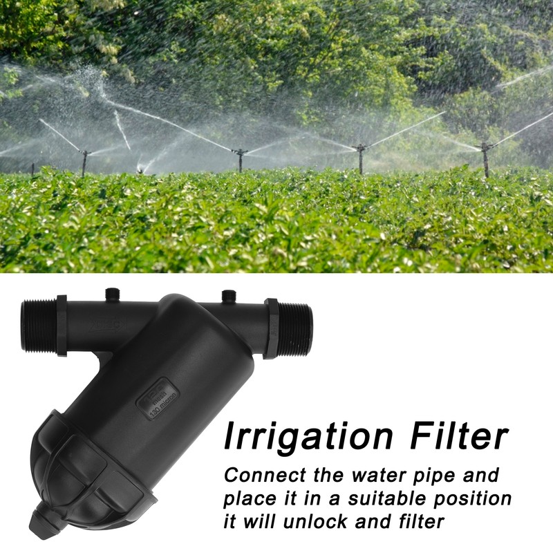 120 Mesh Drip Filter G1‑1/2 Male Thread Disc Filter for