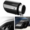 Umisu Carbon Fiber Exhaust Pipe Silencer Stainless Steel Car Rear