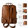 Bonahide Genuine Leather Luxury Backpack Multi-functional Elegant Daypack Office Travel