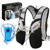 RISEMART Running Vest for Men and Women, Hydration Backpack, Running