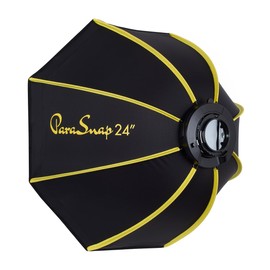 Glow ParaSnap PS-B24K 24" Octagonal Softbox for Flashpoint XPLOR 300 Pro and Godox ML60 Light