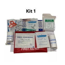 ASATechmed First Aid Kit- All-Purpose Premium Medical Supplies and Emergency Bag - Combo kit 1 + kit 2