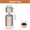 Hibbent Dual-function NSF/ANSI/CAN 61 Certified Faucet Aerator, CUPC Certification Rotate
