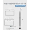 Fransiton Black Waterfall Bathroom Faucet Lavatory Single Handle 1 or