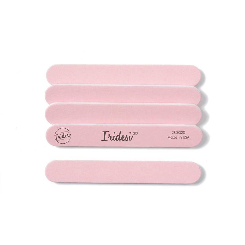 Iridesi Mini Nail Files Pink 3.5 Inches Long by 1/2