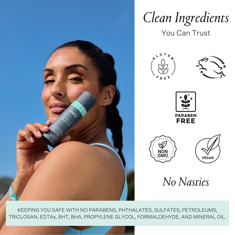 Otella Cooling Body Spray with Menthol and Rosemary Mint, 2.7